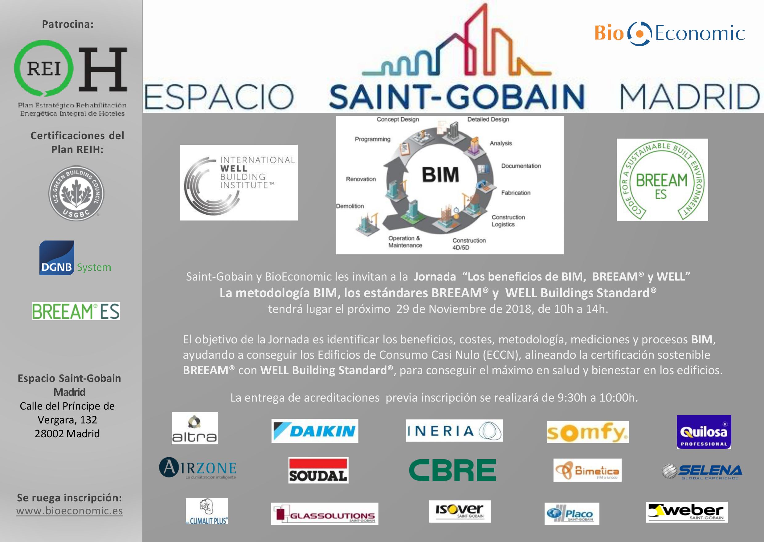 Madrid - Los beneficios de BIM, BREEAM y WELL